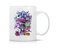 Deltarune Adventure Classic Magic Ceramic Coffee Tea Cup White Black Pink 330 ml
