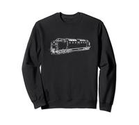Deltic Class 55 Railways British Train Lovers Sweatshirt
