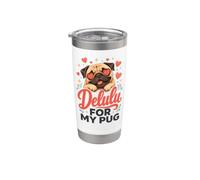 Delulu for My Pug Mom Stainless Steel Insulated Tumbler