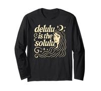 Delulu is The Solulu - Cherry Mystical Vibes Long Sleeve T-Shirt