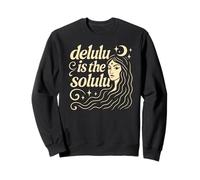 Delulu Is The Solulu - Cherry Mystical Vibes Sweatshirt