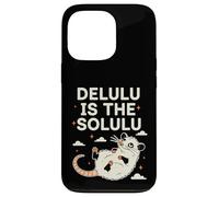 Delulu Is The Solulu Possum Meme Chaotic Energy Humor Case for iPhone 13 Pro