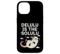 Delulu Is The Solulu Possum Meme Chaotic Energy Humor Case for iPhone 14