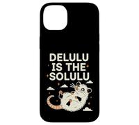 Delulu Is The Solulu Possum Meme Chaotic Energy Humor Case for iPhone 14 Plus
