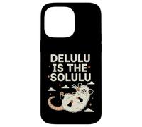 Delulu Is The Solulu Possum Meme Chaotic Energy Humor Case for iPhone 14 Pro Max