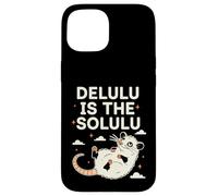 Delulu Is The Solulu Possum Meme Chaotic Energy Humor Case for iPhone 15