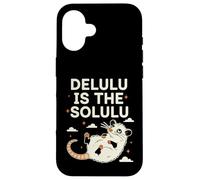 Delulu Is The Solulu Possum Meme Chaotic Energy Humor Case for iPhone 16