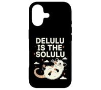 Delulu Is The Solulu Possum Meme Chaotic Energy Humor Case for iPhone 17