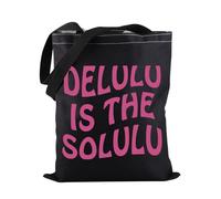 Delulu Life Tote Bag Delulu Is The Solulu Tote Bag Delulu Meme Gift (THE SOLULU tote)