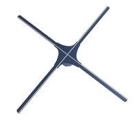 DELURA Four Blades 60cm Advertising Hologram 3D Holographic Naked Eyes 3D LED Fan Widely Application