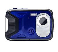DELURA HD 1080P High Definition Waterproof Digital Camera Practical Barebones Diving 2.8 inch Screen Panoramic Video HD camera (Size : Blue)