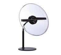 DELURA Wifi 3D Desktop Fan Screen Hologram Advertising Machine Projector Light Display Holographic Battery Powered 30CM Desktop LED Fan Widely Application
