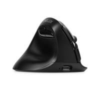 DELUX Left Handed Wireless Ergonomic Mouse, Small Hand Vertical Mouse, Silent Click, 4000 DPI, 6 Buttons, Rechargeable, 2.4G/BT Dual-mode for Carpal Tunnel, for Laptop/PC (M618MINI ZD-Black)