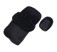 Deluxe 2in1 Universal Black Footmuff & Headhugger to Fit My Babiie Katie Piper MB02 Stroller