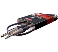 DELUXE 6.35MM LEAD, MALE TO MALE, 1M SAC1PSDL (STAGG) Qty X 1