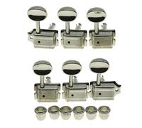 Deluxe 6 Inline Guitar Tuners With Split Post Guitar Tuning Keys Peg Machine Heads For ST/for For TL Guitars Guitar Knobs Tuning Keys (Color : Nickel)
