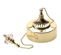 Deluxe 6Amp 2 Way Ceiling Switch Brass FPK1-PB-51