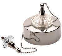 Deluxe 6Amp 2 Way Ceiling Switch Chrome and Crystal Feature FPK4-XT-49