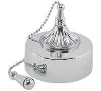 Deluxe 6Amp 2 Way Ceiling Switch Chrome Feature FPK4-CH-29