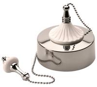 Deluxe 6Amp 2 Way Ceiling Switch White and Chrome Feature FPK4-WH-37