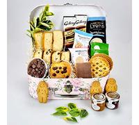 Deluxe Afternoon Tea Food Hamper Box for 2-4 persons, fabulous treat Scones, Pastries, Coffee, Teas, Preserves,