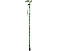 Deluxe Ambidextrous Foldable Walking Cane - 5 Height Settings - Camoflauge Loops Multi One Size