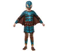 Deluxe Astrid Battlesuit Costume How To Train Your Dragon Mid Blue 9-10 Years