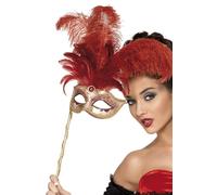 Deluxe Baroque Masquerade Ball Eyemask Party Prom Fancy Dress Eye Mask Smiffys