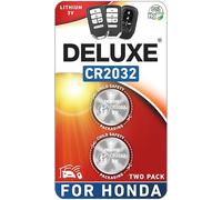 Deluxe Batteries Key Fob Replacement for Honda (CRV Civic Accord Pilot Odyssey HRV Fit Passport Ridgeline Crosstour Insight Clarity CRZ) Smart Remote (Pack of 2) (Check Fitment Guide)