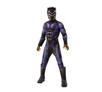 (7-8 Years, Black) Black Panther Childrens/Kids Deluxe Battlesuit Costume