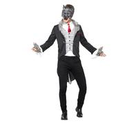 Deluxe Big Bad Wolf Costume, Grey