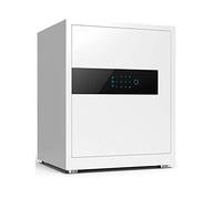 Deluxe Biometric Fingerprint Smart Touch Screen Fireproof Safe for Home Office Hotel, White