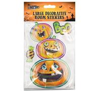 Deluxe Bloody Design Scary Halloween Window Sticker Room Wall Window Halloween Decoration by Lizzy® (Pumpkin Large Decor Stickers)