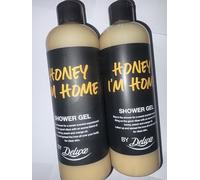 DELUXE Body Wash, 500ml, Multiple Fragrances Available - Relax, Mintilicious Tingle, Honey, Dizzy Rose (Honey I'M HOME 500ml x 2)