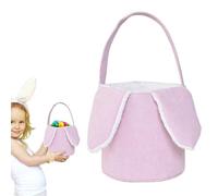 Deluxe Bunny Basket for Easter, Long Easter Ear - Plush Bunny Basket for Easter | Cute Decorations Bunny Ears Candy Storage for Hunting Eggs