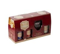 Deluxe Chimay Craft Beer Mixed Case Gift Set With Chalice Glass (3 pack)
