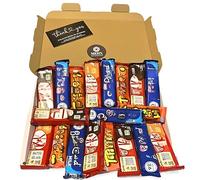 Deluxe Chocolate Hamper | 18-Piece Assorted Bar Collection | Chocolates Gift | Festive Treats | Delicious Well Presented Chocolate Bars | Premium Chocolate Selection By Mehx