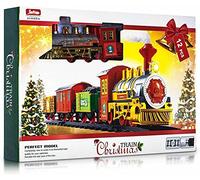 Deluxe Christmas Train Set With Realistic Sounds & Light Battery Operated 330cm Long Track