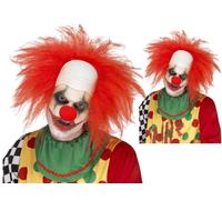 Deluxe Clown Wig Mens Ladies Halloween Horror Fancy dress Accessory