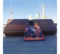 Deluxe Comedy Sliding Card Box (Walnutwood Edition) Magic Tricks Card Vanishing Appearing in Wooden Box Magic Close-up Stage Illusions Gimmicks Comedy Props