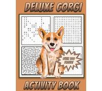 Deluxe Corgi Activity Book: Dog themed Activity book for kids Ages 5 and Up with Mazes, Word Searches, How To Draw pages and more