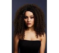Smiffys Fever Lizzo Wig, Dark Brown