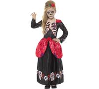 Smiffys 45188S Deluxe Day of The Dead Girl Costume Small