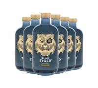 Deluxe Distillery Blind Tiger Piper Cubeba Gin 47% ABV | Belgian Craft Gin | Infused with Cubeb Pepper, Lavender & Orange Blossom | 6 x 50 cl | Premium Spicy Gin