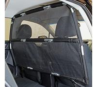 Deluxe Dog Barrier 56" Wide Ideal for Trucks Large SUVs Full Sized Sedans Pet Restraint Car Backseat Divider Vehicle Gate Cargo Area Travel Trunk Mesh Net Screen Shield Behind Front Rear Seats
