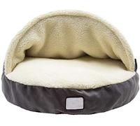 Deluxe Dog Bed Cave - Warm Pet Nest for Large Dogs, Detachable Kennel Pad House, Snuggle Sack for Puppy, Kitten, Rabbit, and Cat