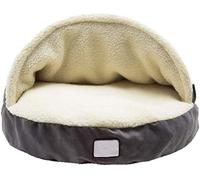 Deluxe Dog Bed Cave - Warm Pet Nest for Large Dogs, Detachable Kennel Pad House, Snuggle Sack for Puppy, Kitten, Rabbit, and Cat