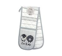 Deluxe Double Oven Gloves - 10+ Designs - Gift Idea For the Chef in Your Life - 100% Cotton Outer Material - All Seasons (Ewe & Me)