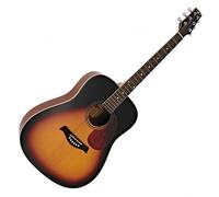 Deluxe Dreadnought Acoustic Guitar by Gear4music Mahogany