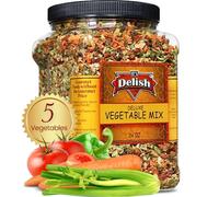 Deluxe Dried Vegetable Soup Mix by Its Delish, 24 Oz (1.5 Lb) Container of Dehydrated Vegetables